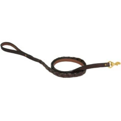 Tory Laced Leather Dog Leash