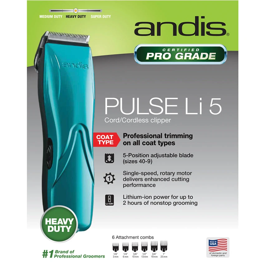 Andis Pulse Li 5 Clipper - Image 6