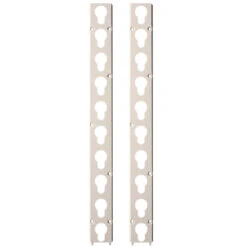 Roma Plastic Keyhole 20 Inch Track - Pair