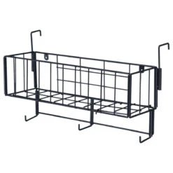 Tough 1 Hanging Bridle Rack With Basket