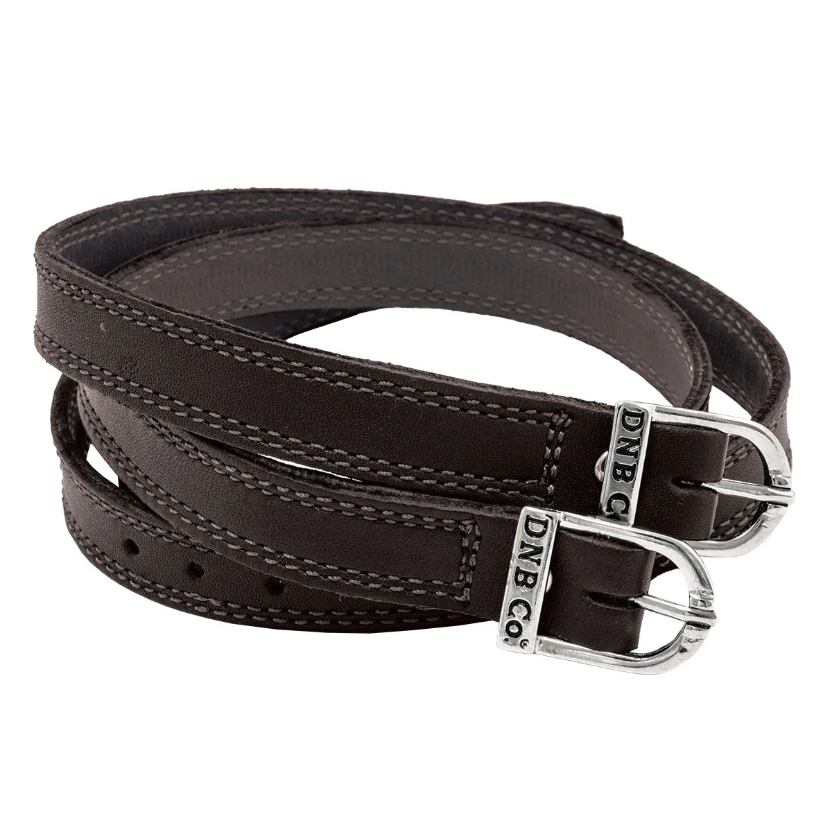 Deniro Calfskin Leather WRAT English Spur Straps - Image 2