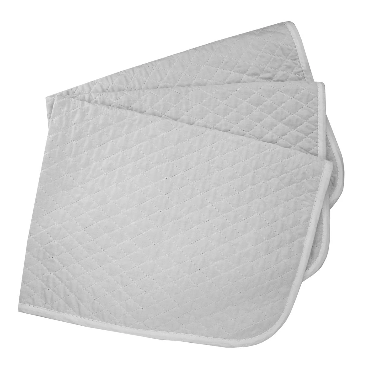 Baby Pad Quilted 3 Pack White - Image 2